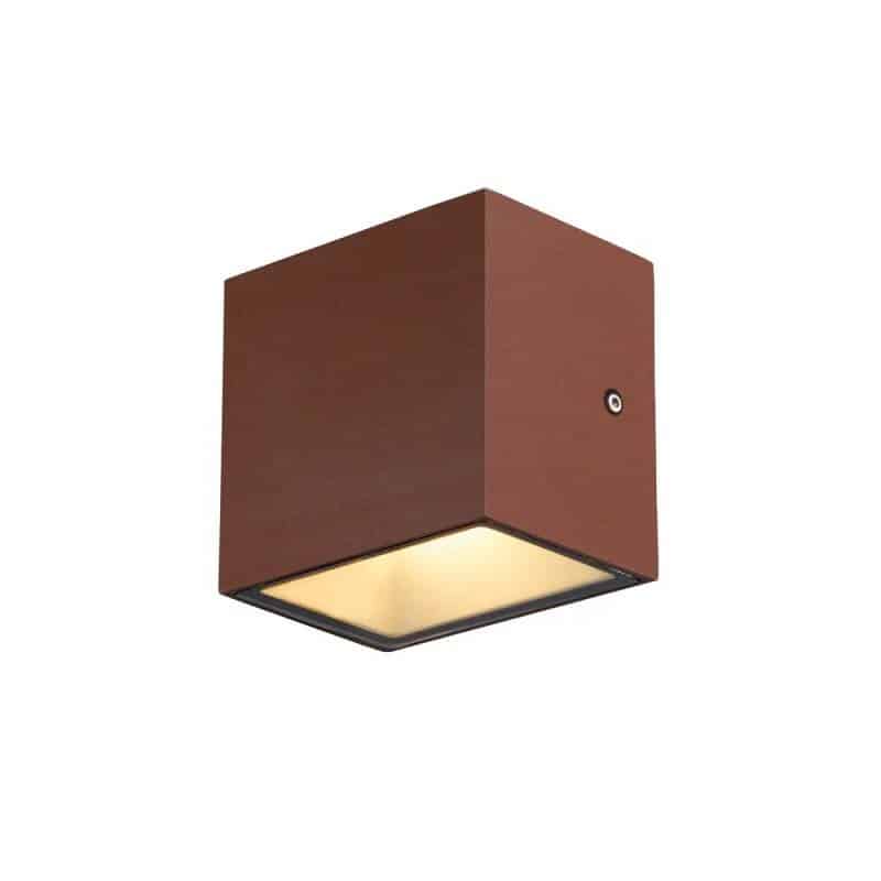slv sitra s roestkleur wandlamp