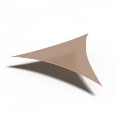 schaduwdoek shade sail hdpe driehoek 3,6m (sand)