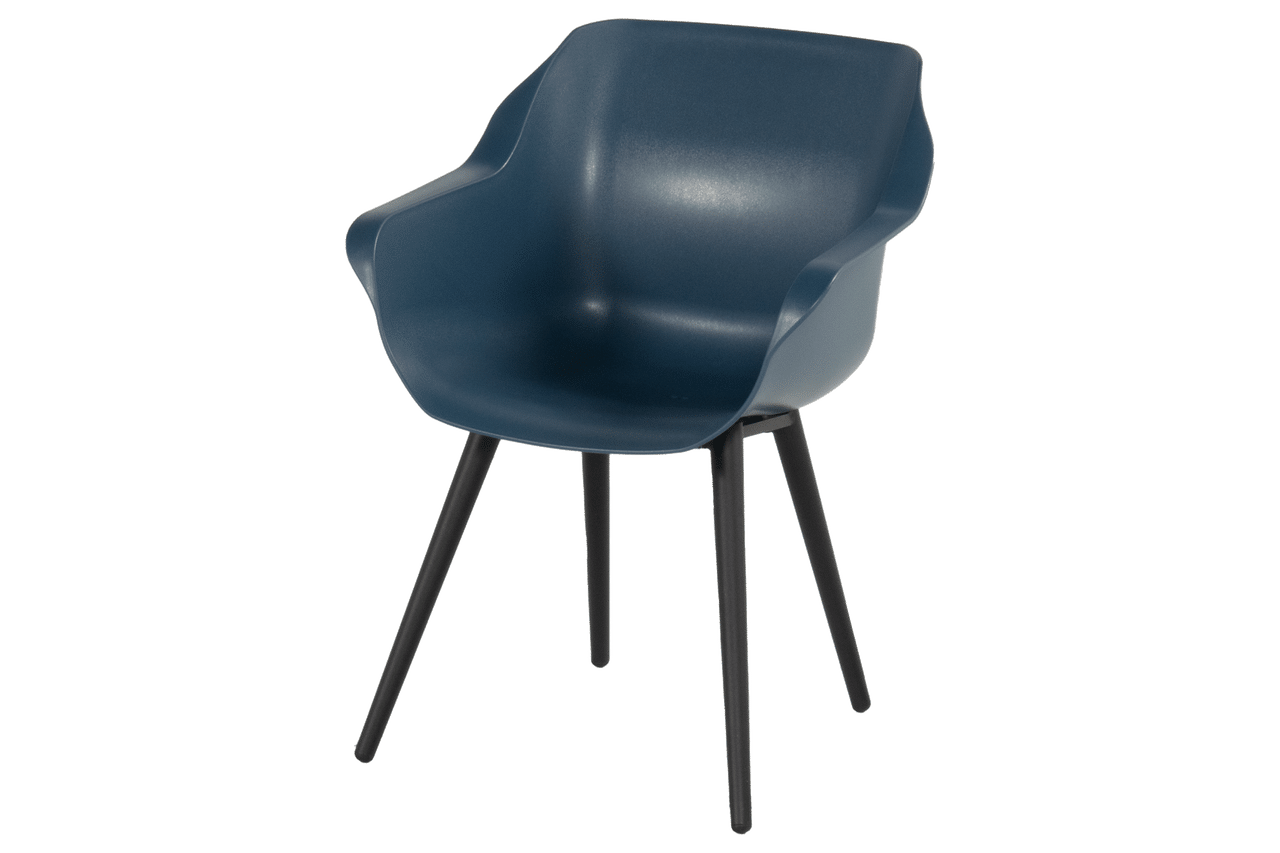 sophie studio dining armstoel steel bleu