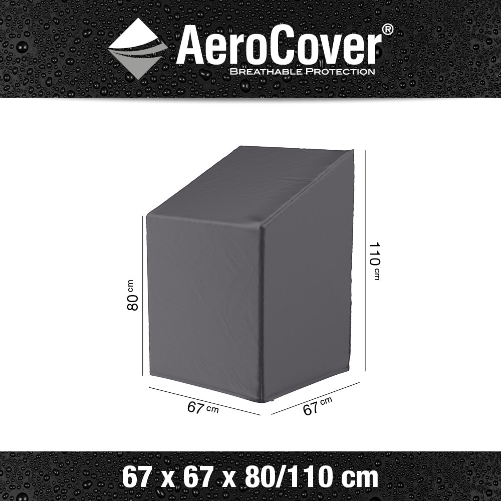 stapelstoelhoes 67x67xh80 110 cm aerocover