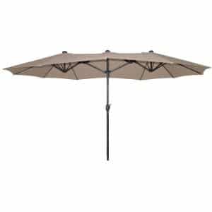 stokparasol marbella 450×270 cm taupe