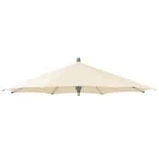stokparasoldoek glatz alu twist 270cm rond (eggshell)