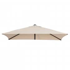 stokparasoldoek madison borneo 200x200cm vierkant (ecru)