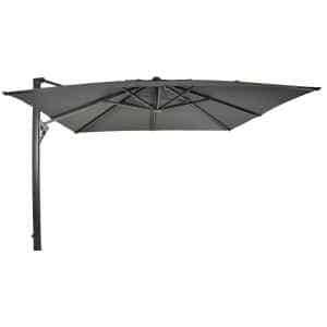 taurus zweefparasol grijs 300×300 cm vierkante parasol