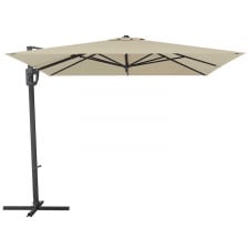 vrijhangende zweefparasol capri 300×300 (ecru)