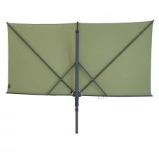 vrijhangende zweefparasol sun square 250×125 (sage green)