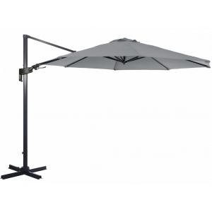 zweefparasol borneo 350 cm grijs