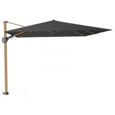 zweefparasol challenger t2 premium 300x300cm teak (faded black)