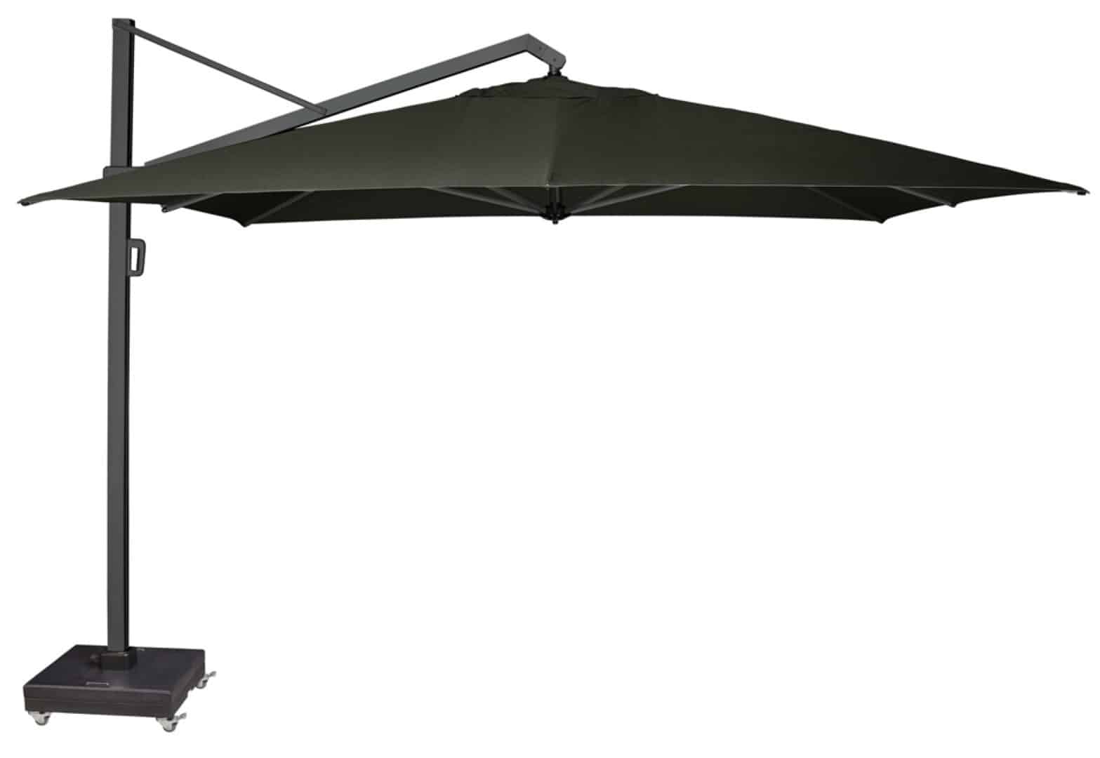 zweefparasol icon 3,5×3,5 meter zonwering platinum