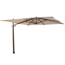 zweefparasol siesta premium 4 seasons 300x300cm wenge frame (beach)