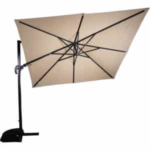 zweefparasol virgoflex 300 x 300 cm ecru