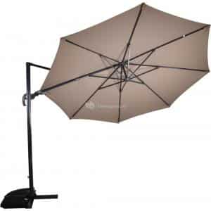 zweefparasol virgoflex 350 cm taupe
