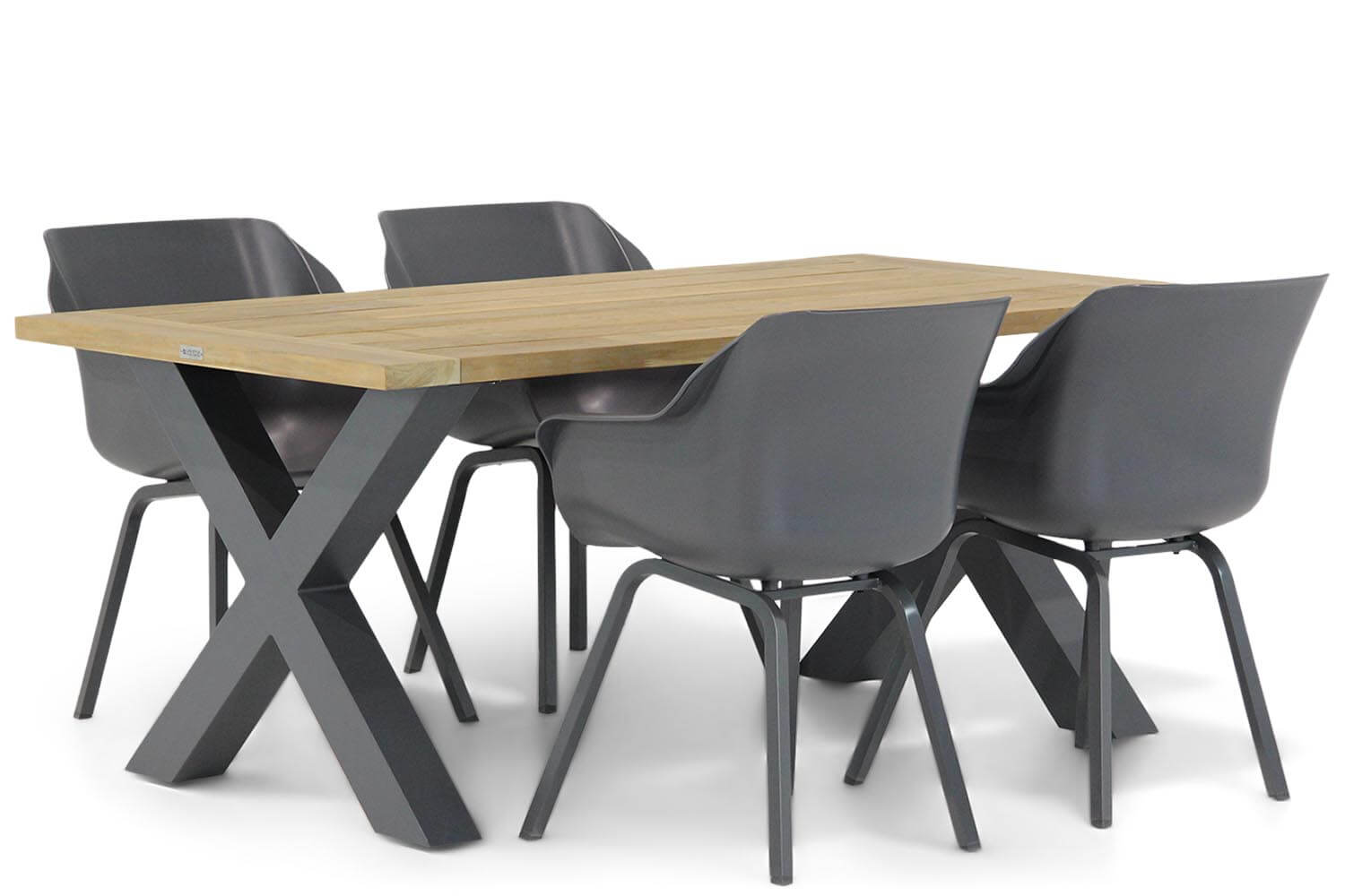 hartman sophie element/cardiff 180 cm dining tuinset 5 delig