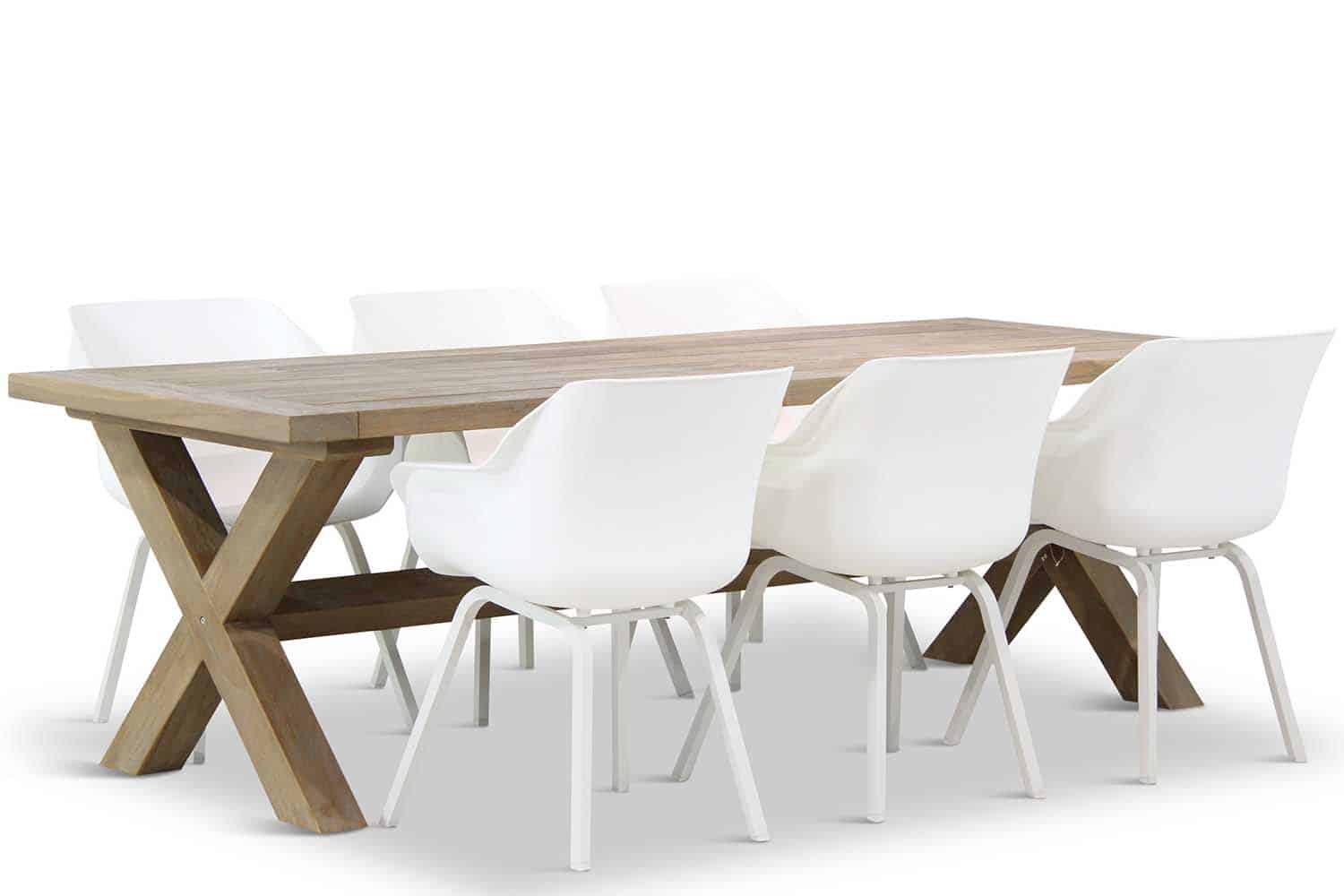 hartman sophie element/oregon 240 cm dining tuinset 7 delig