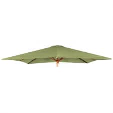 stokparasoldoek rhino 400x400cm vierkant emerald (polyester)