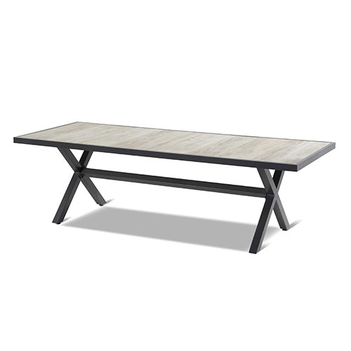 canterbury tuintafel 247×96 grijs sophie