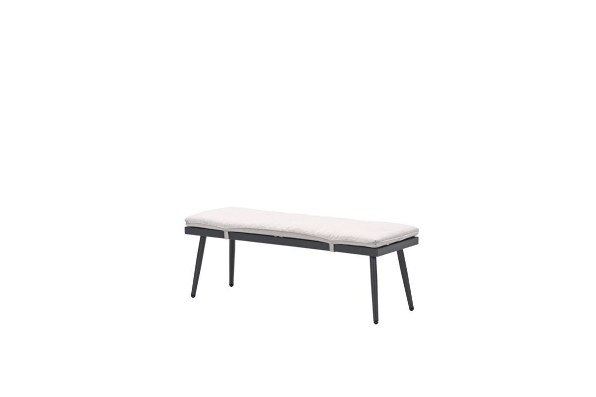 teramon bologna sportbank 120 x 40 x 43.5cm h carbon black desert sand
