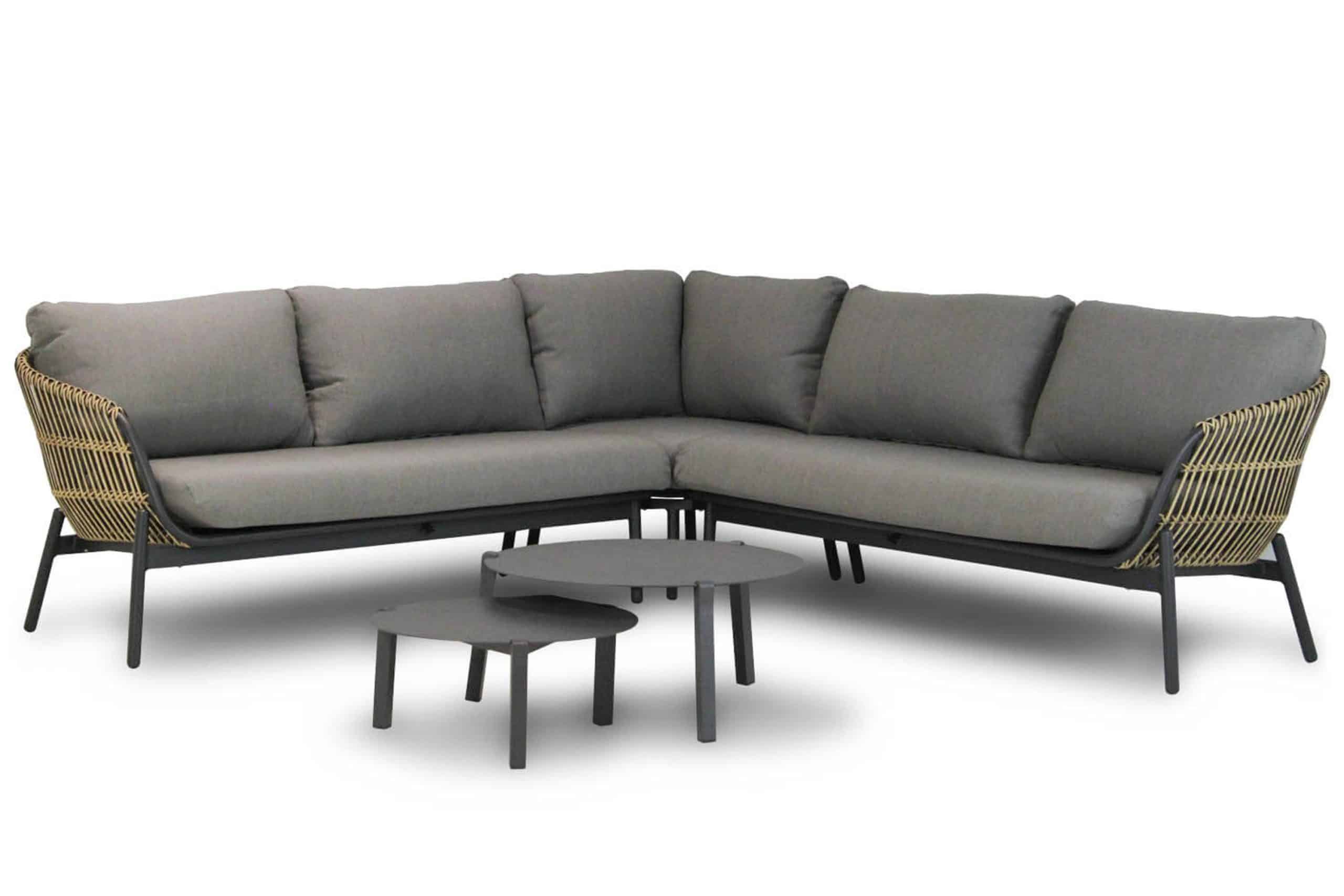 coco nathan/rimini 60 75 cm hoek loungeset 5 delig