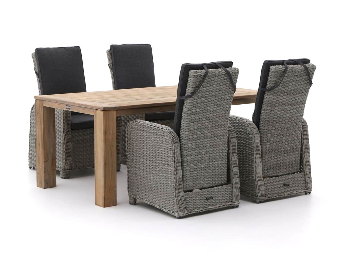 intenso umbria/rough x 180cm dining tuinset 5 delig verstelbaar laagste prijsgarantie!