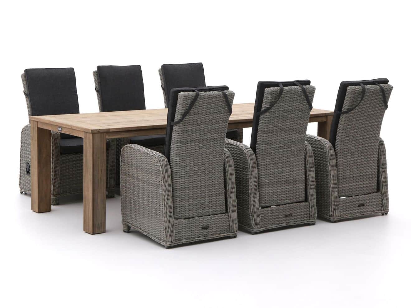 intenso umbria/rough x 240cm dining tuinset 7 delig verstelbaar laagste prijsgarantie!