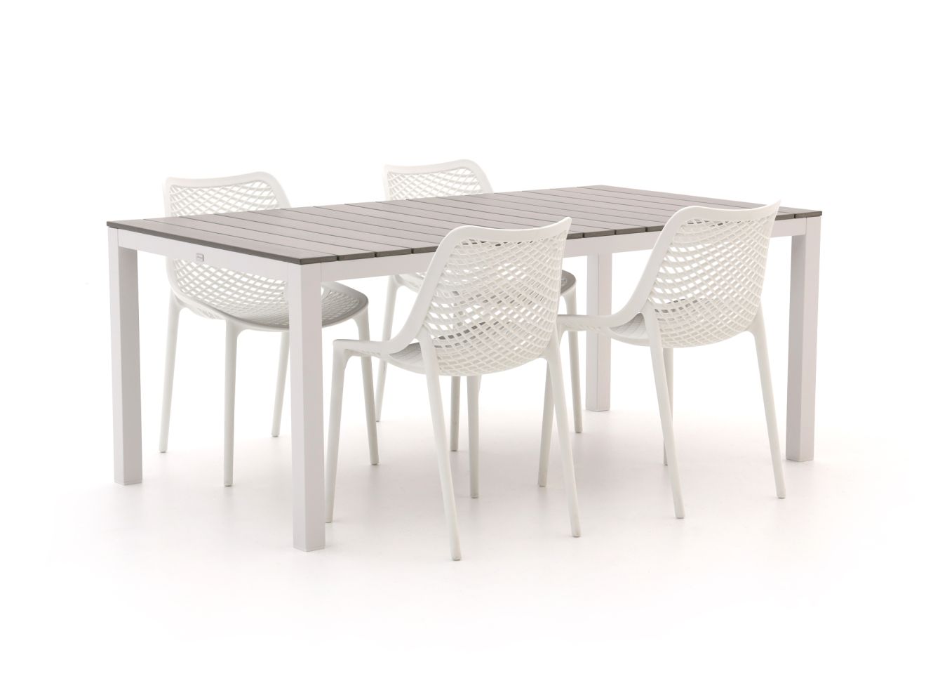 forza ripi/fidenza 183cm dining tuinset 5 delig stapelbaar laagste prijsgarantie!