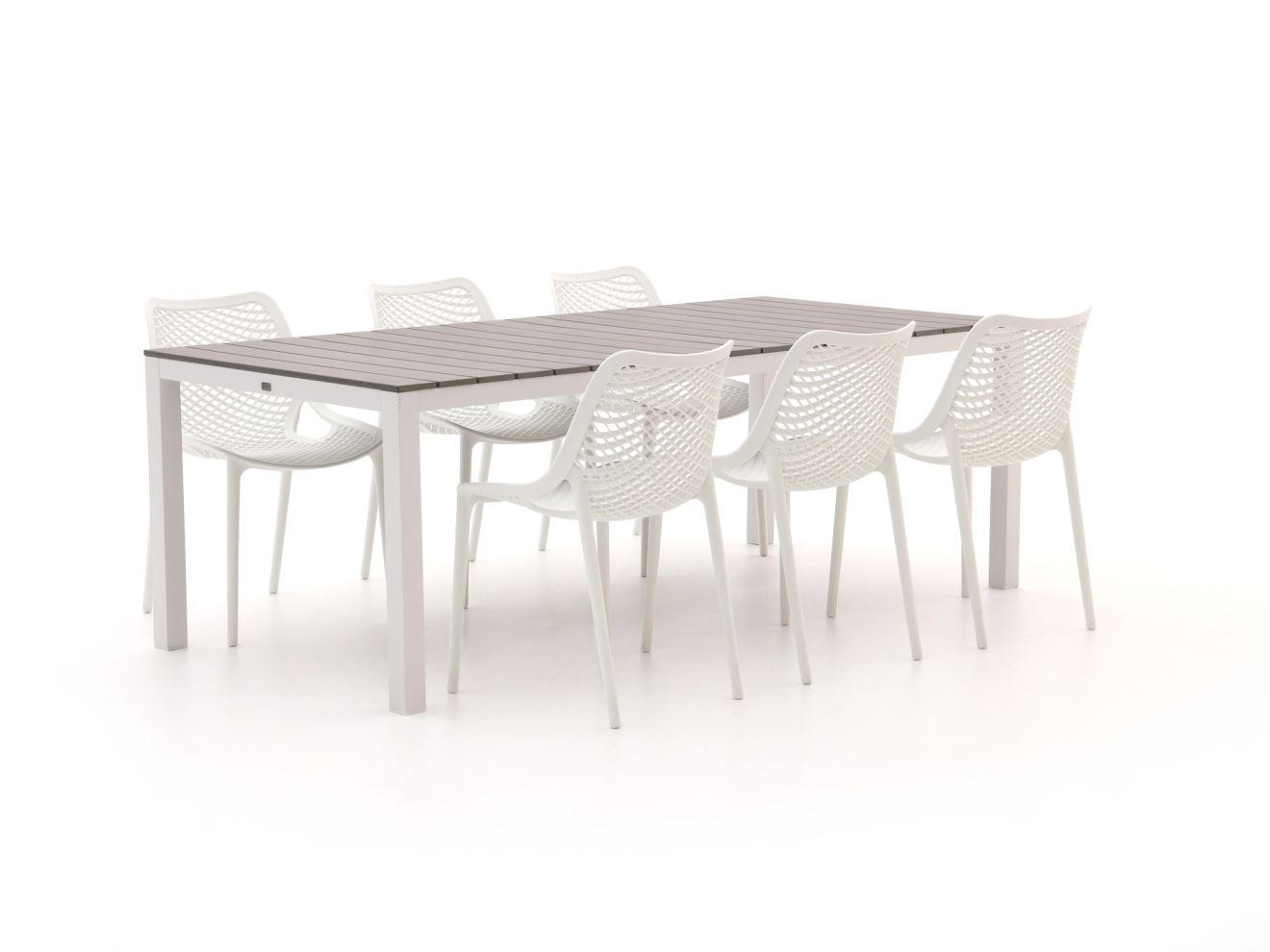 forza ripi/fidenza 220cm dining tuinset 7 delig stapelbaar laagste prijsgarantie!