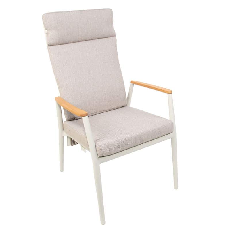 severance verstelbare dining stoel sunny creme oosterik home