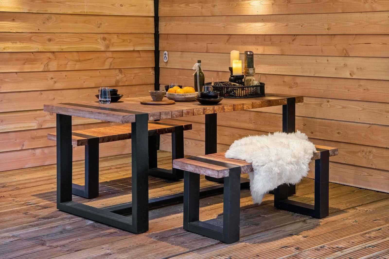 teak dinnerset wellington tuindeco tuindeco