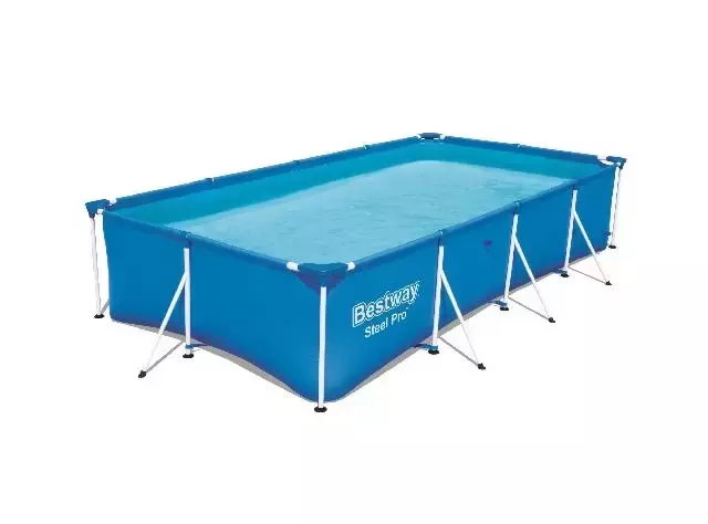 bestway zwembad rechthoek steel pro l400 x b211 x h81cm