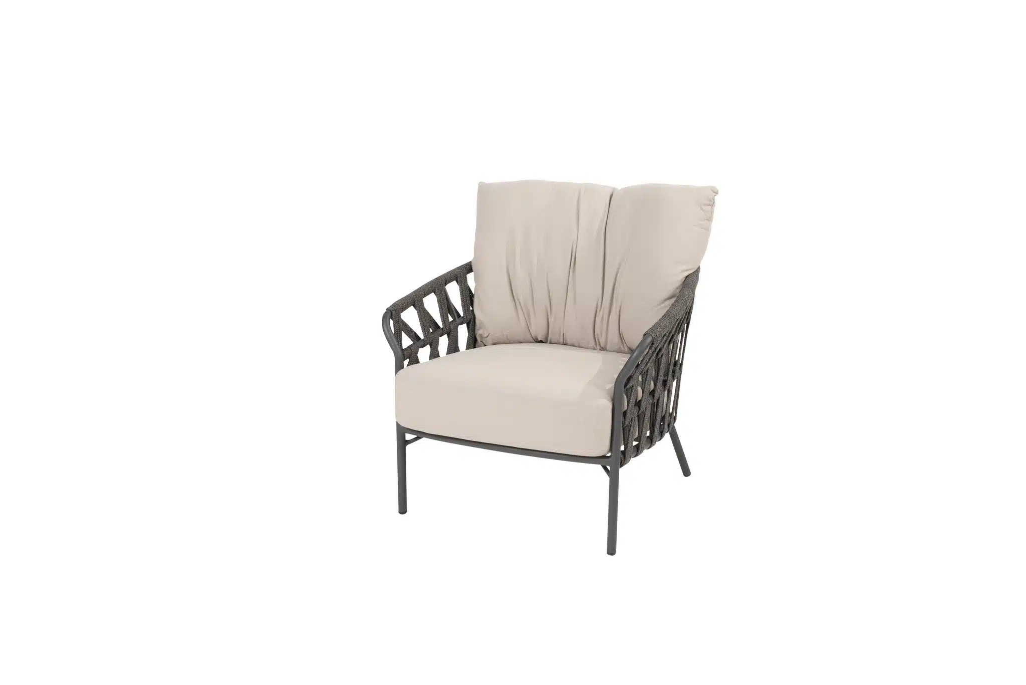 lounge tuinstoel albareto antraciet 4so kussens stoel buiten tuin 4 seasons outdoor