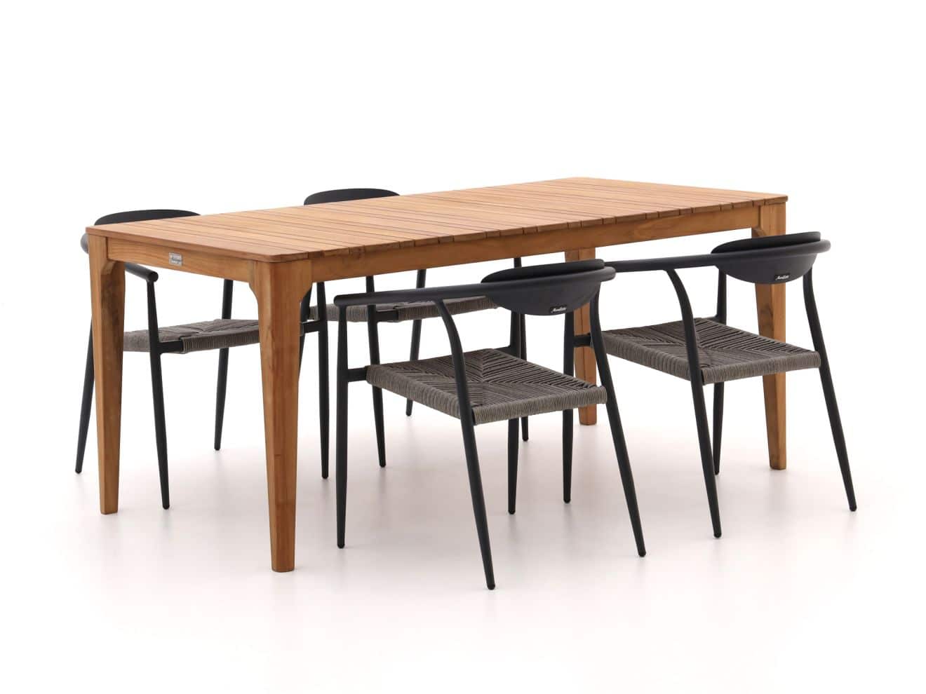 manifesto cavone/bruca 170cm dining tuinset 5 delig stapelbaar laagste prijsgarantie!