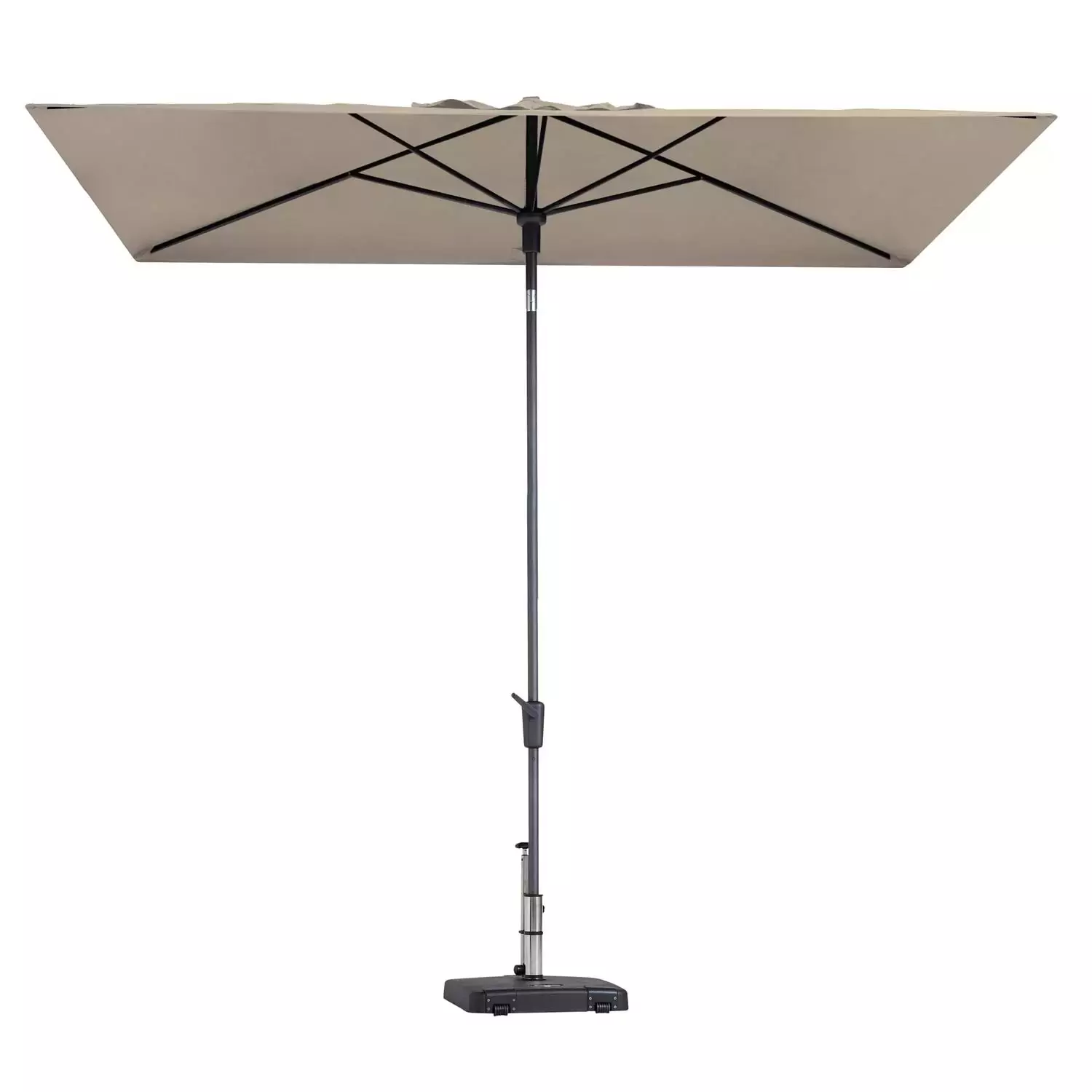 parasol mikros luxe rechthoek 200x300cm ecru