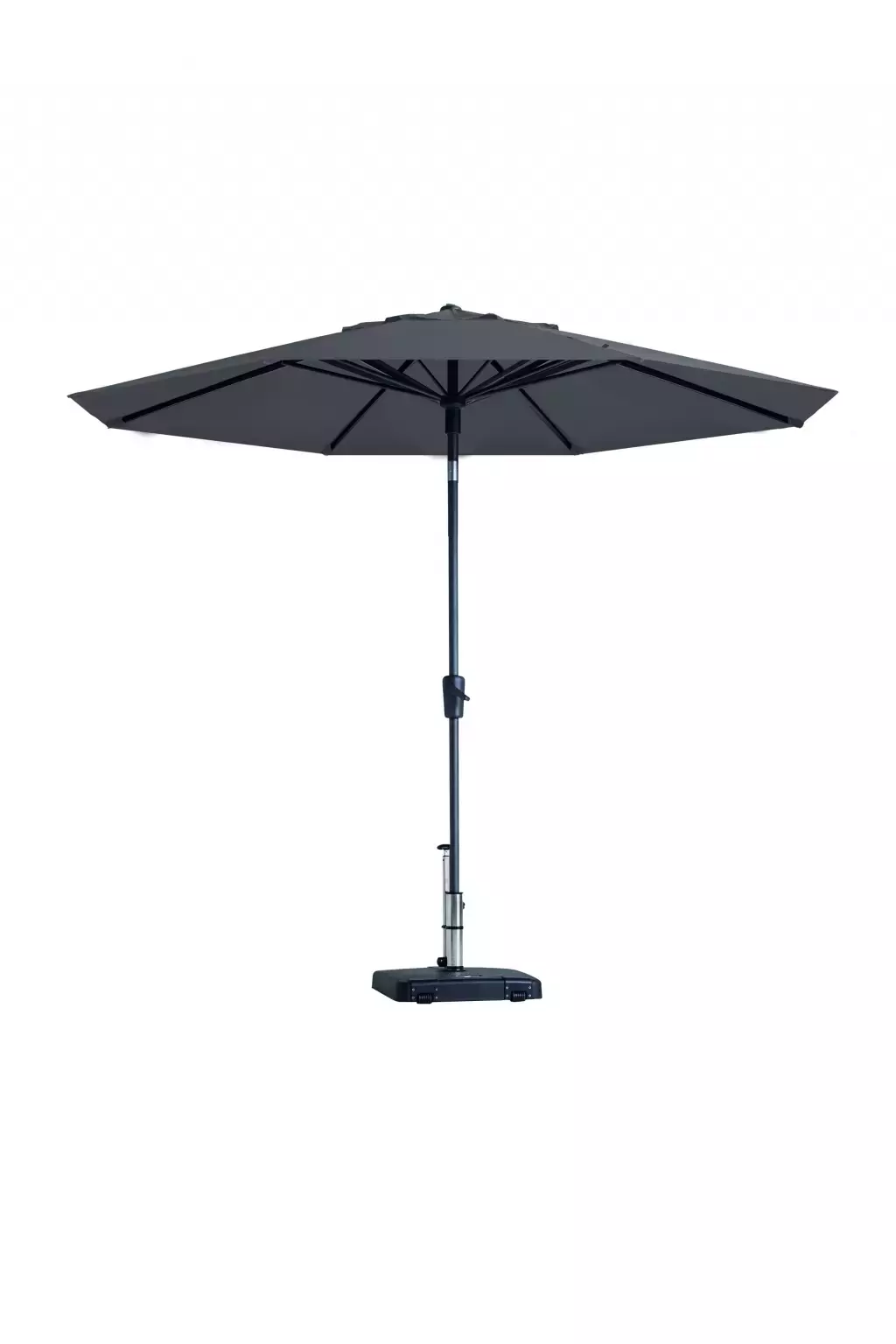 parasol paros ii rond Ø3m met kniksysteem taupe