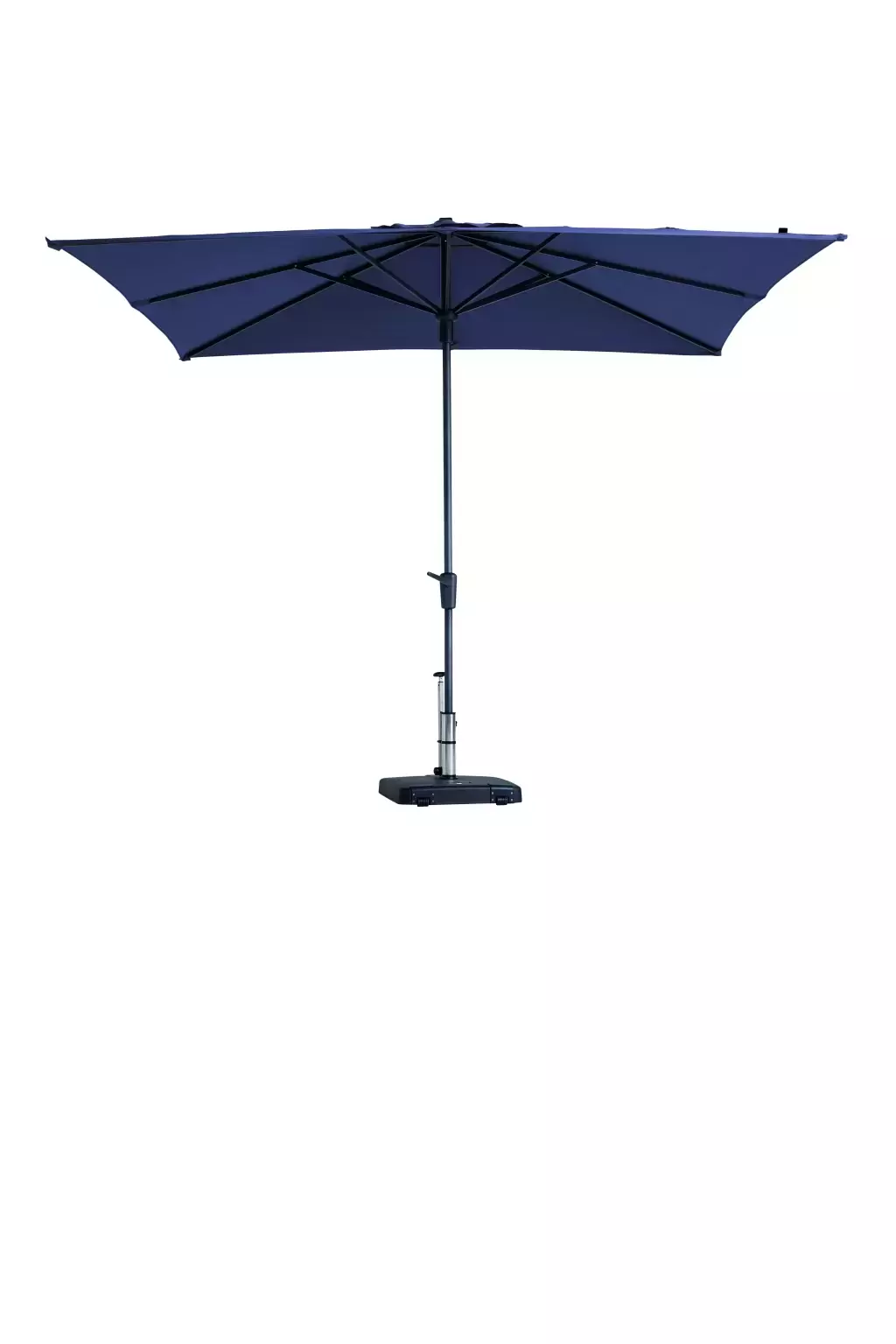 parasol syros luxe vierkant 280x280cm saffier blauw