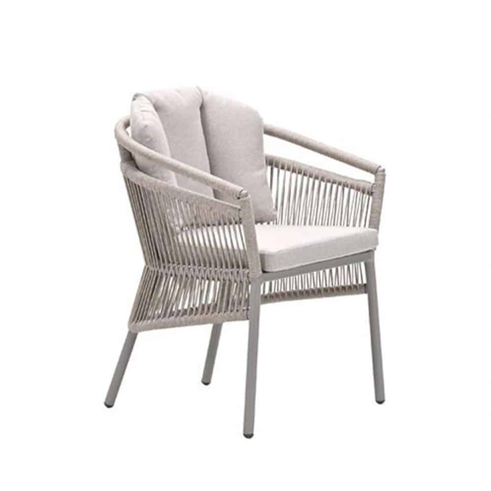 prato dining tuinstoel taupe/desert sand garden impressions