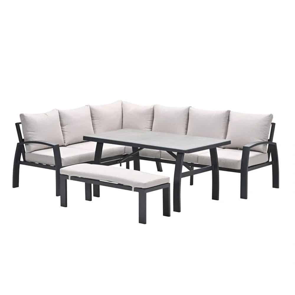 vasano lounge diningset links desert sand garden impressions