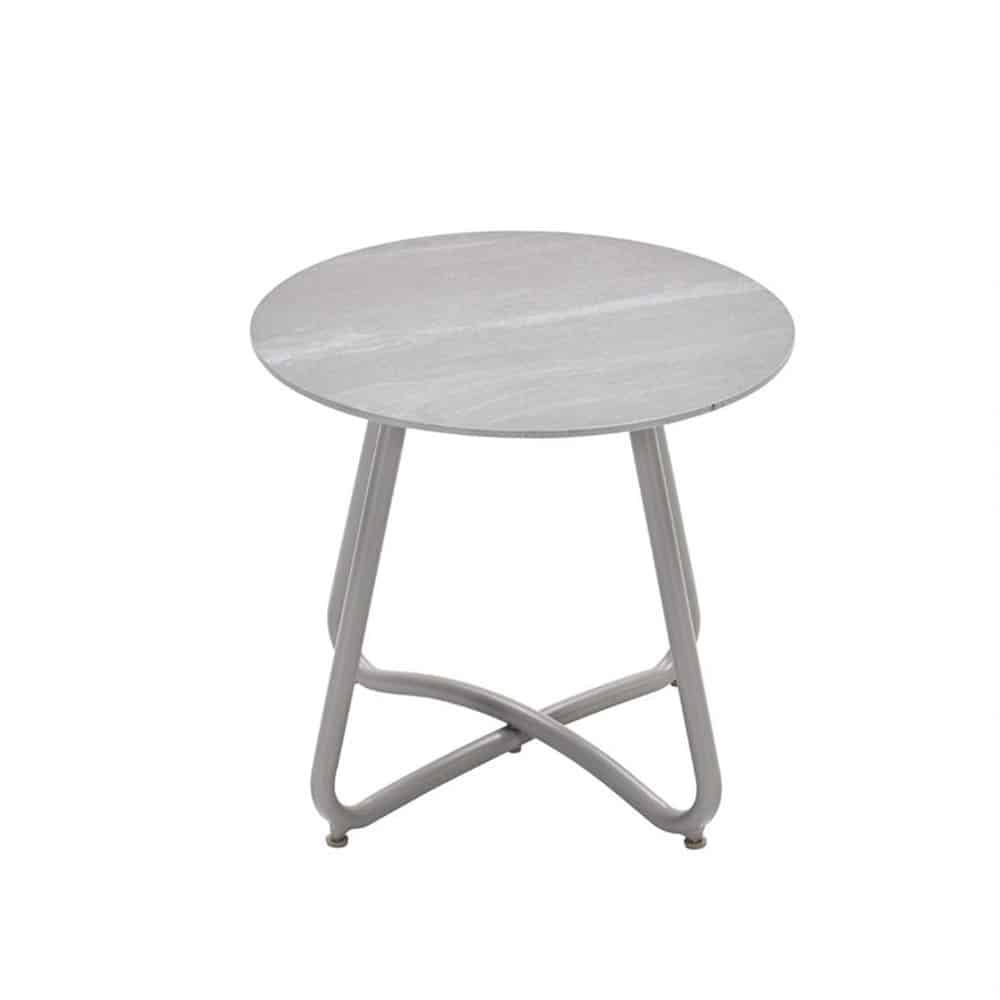 vento bijzettafel taupe dia. 45xh41 cm garden impressions