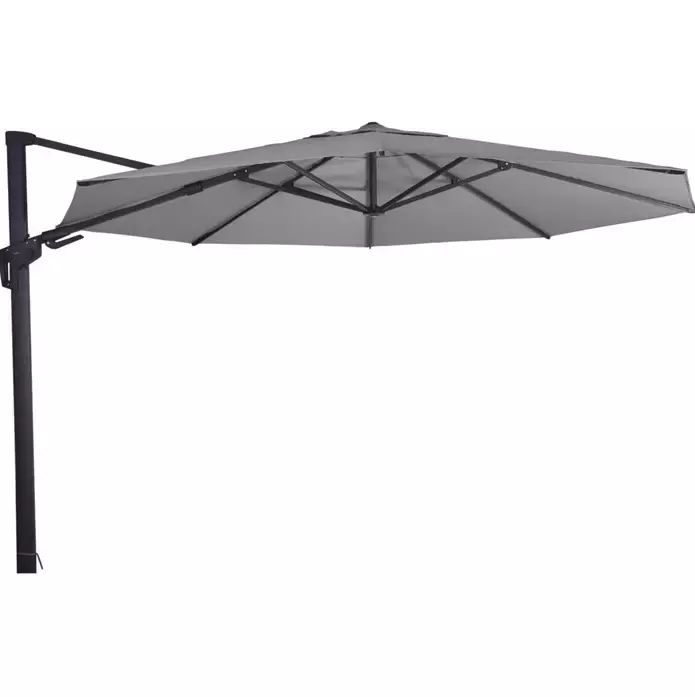 zweefparasol virgoflex rond Ø3,5m grijs