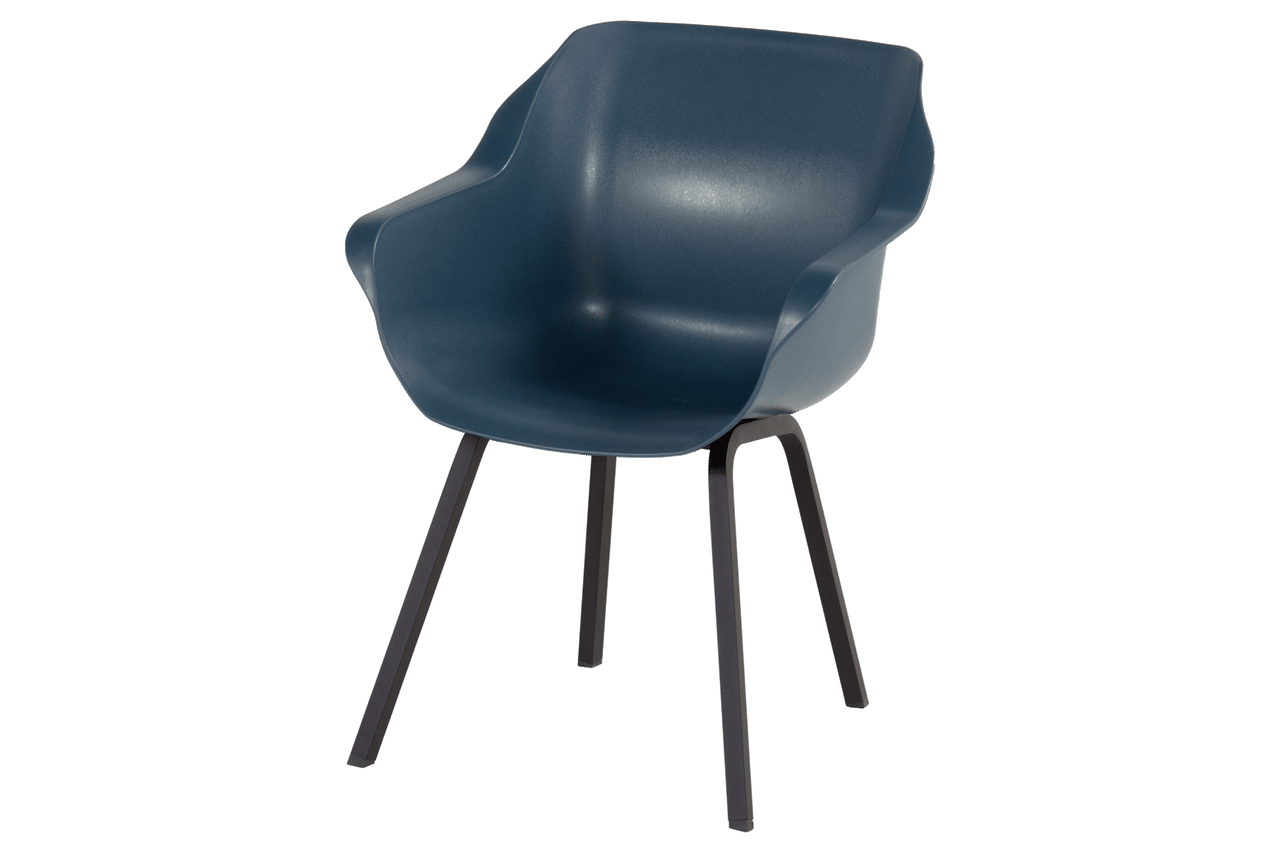 hartman sophie element armchair steel blue carbon black