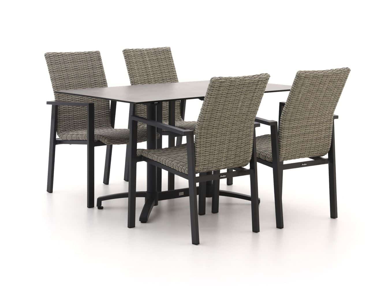 manifesto villongo/canzo 140cm dining tuinset 5 delig stapelbaar inklapbaar laagste prijsgarantie!