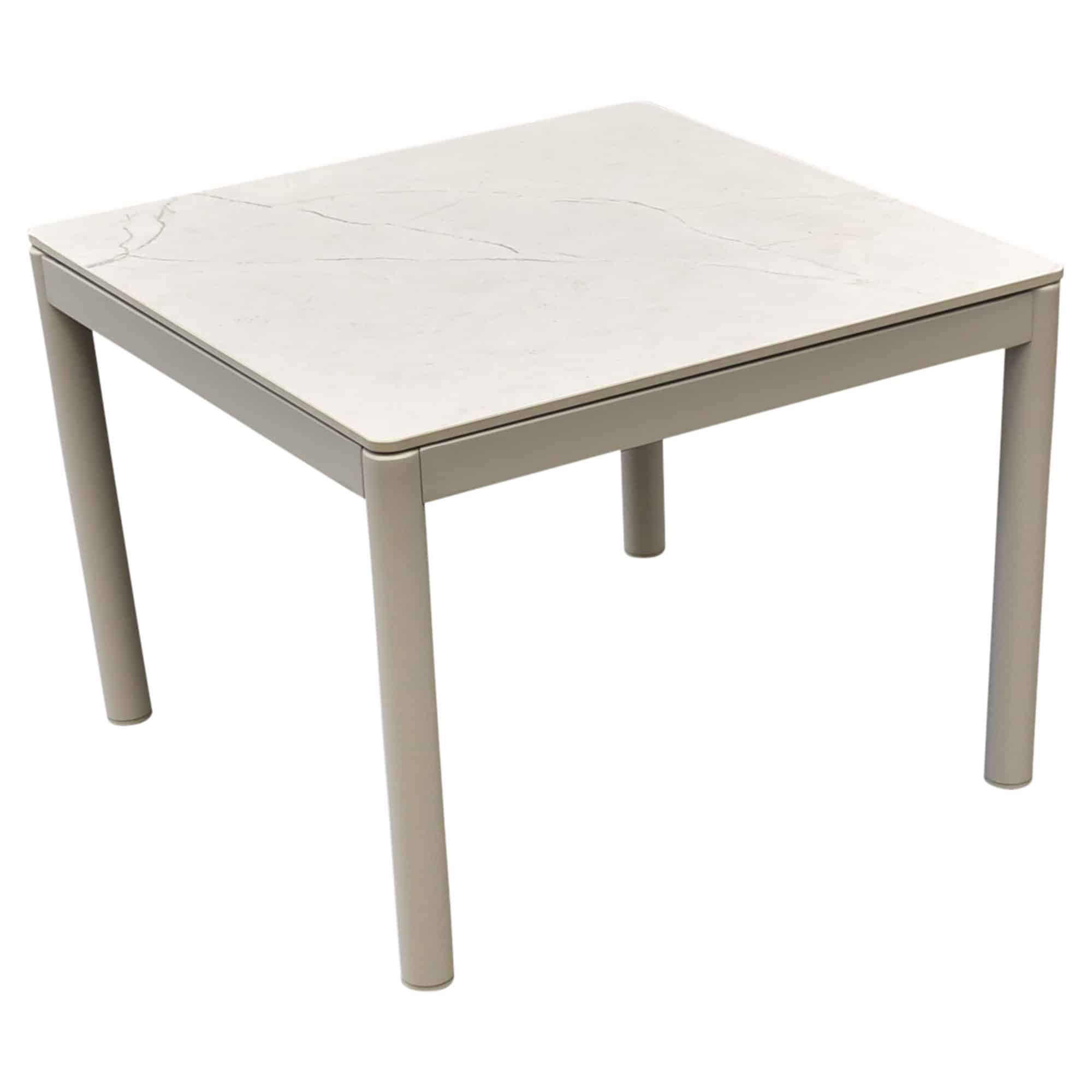 joshua lounge tuintafel 59x59xh43 cm aluminium latte