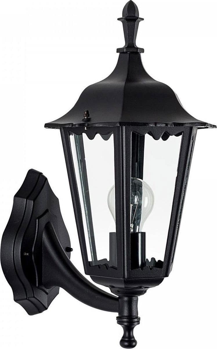240v muurlamp ancona zwart ks verlichting