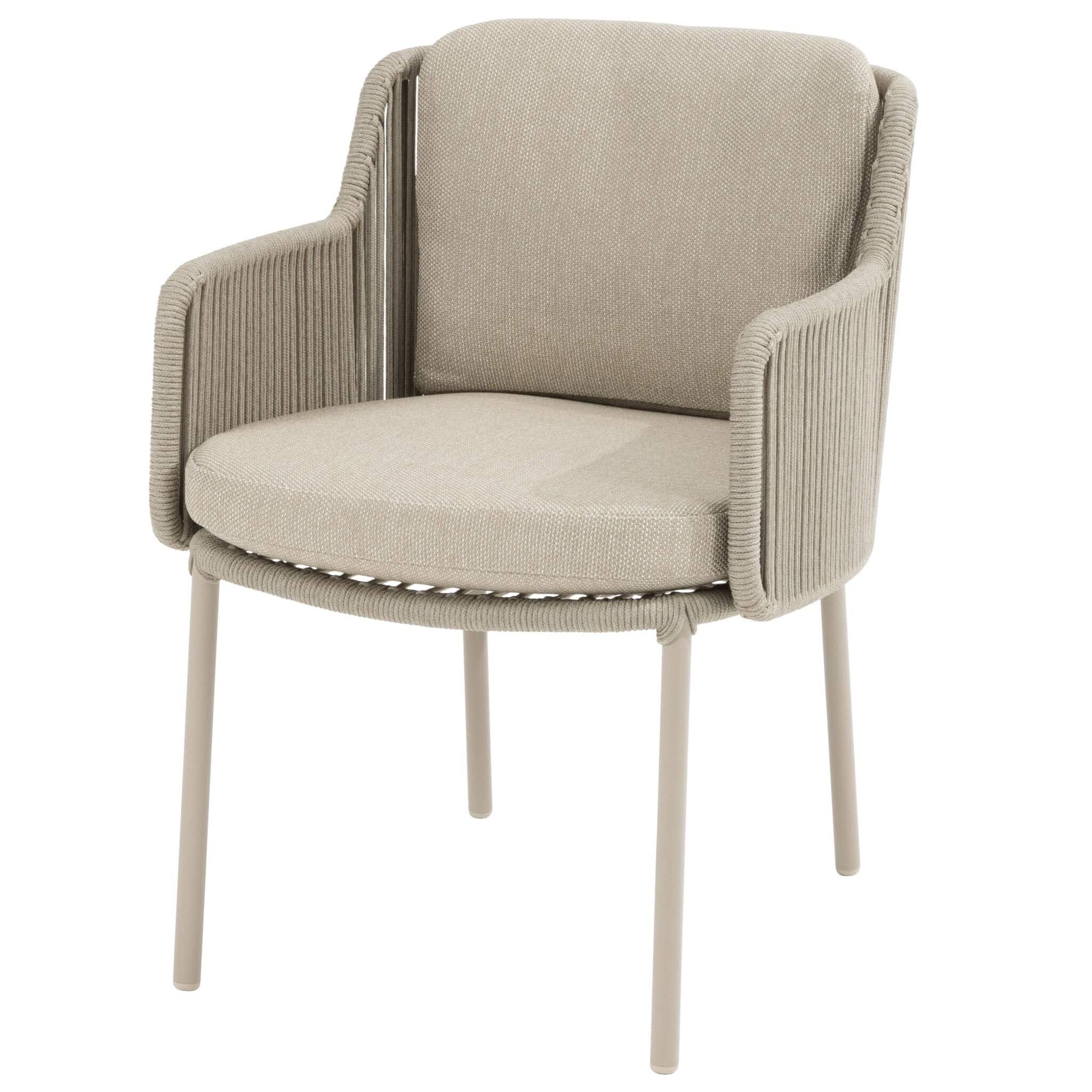 bernini dining tuinstoel latte 4 seasons outdoor