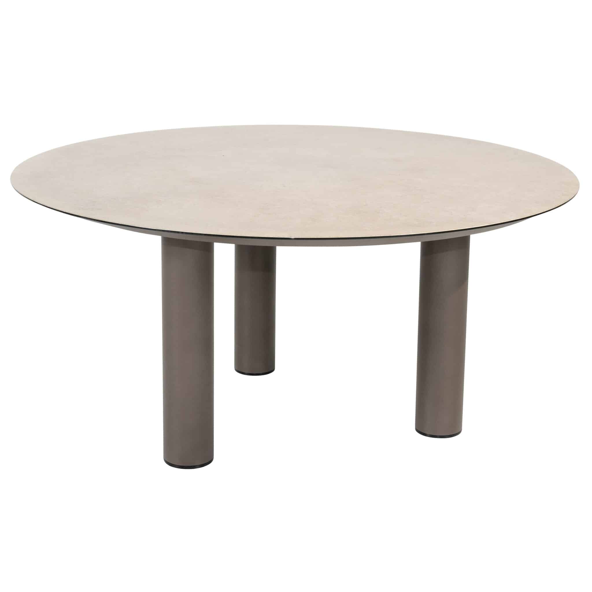 donato dining tuintafel 160xh75 cm met 3 poten printed ceramic terre taste 4so