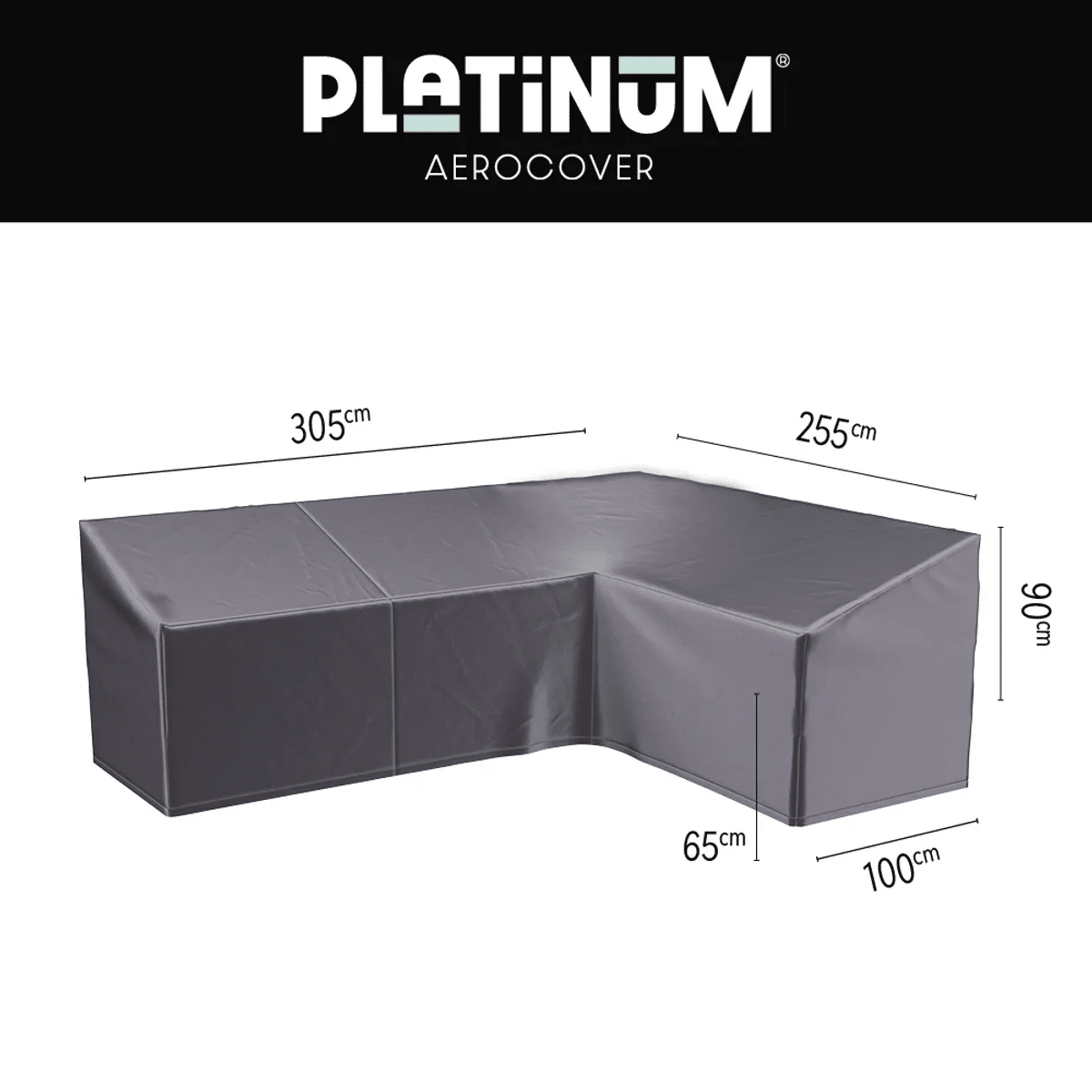 loungesethoes 305x255x100xh65 90 rechts aerocover