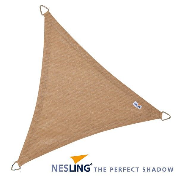 nesling coolfit 5 x 5 x 5 m zand schaduwdoek