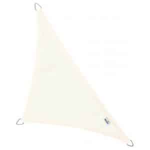 nesling coolfit schaduwdoek driehoek 90 graden gebroken wit 5 x 5 x 7.1 meter