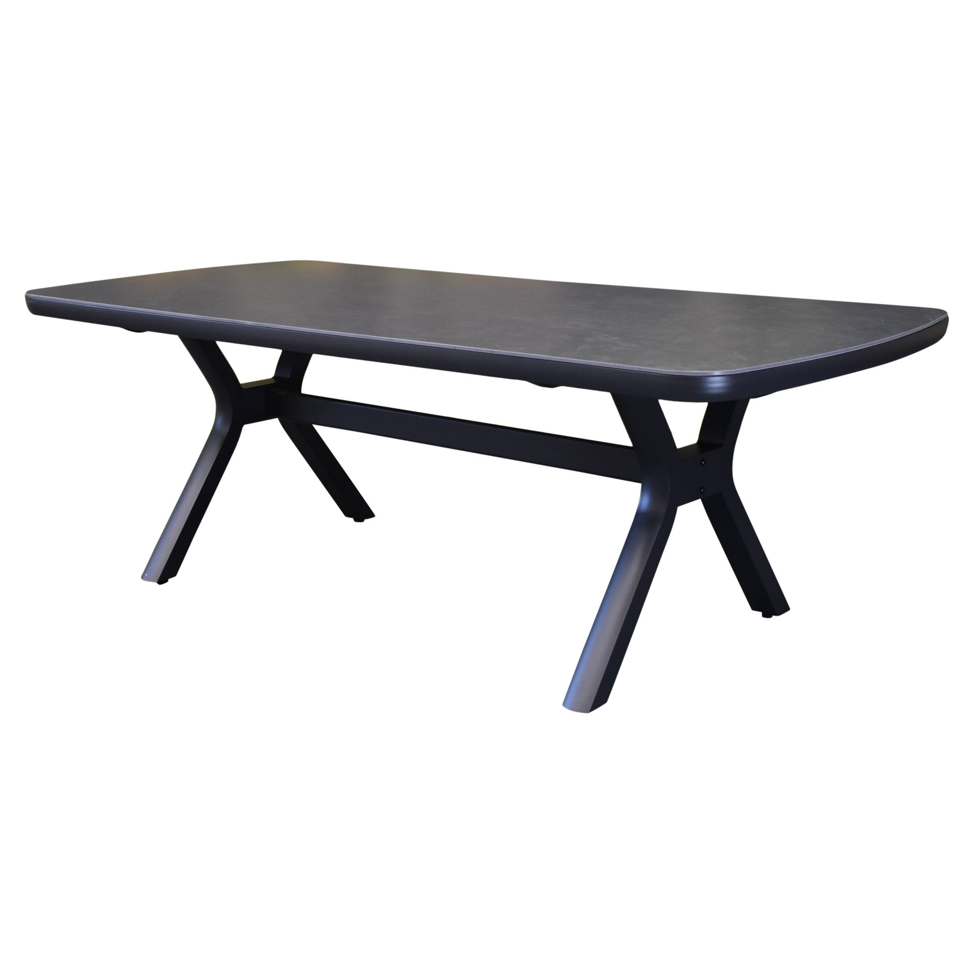 vespera dining tuintafel 220x100xh74 cm antraciet