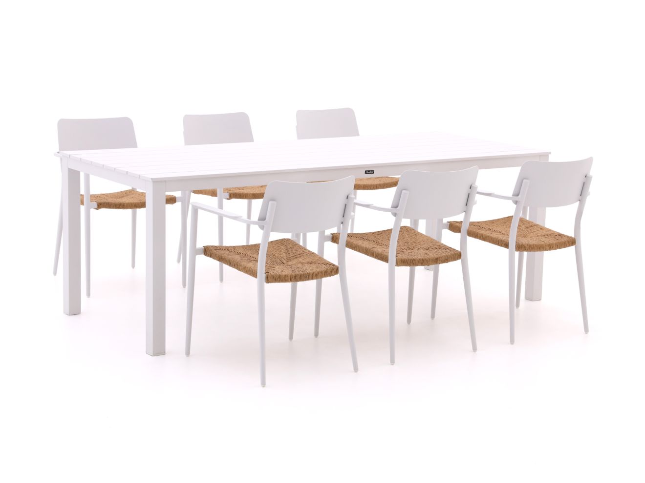 bellagio cino/menzano 220cm dining tuinset 7 delig stapelbaar laagste prijsgarantie!