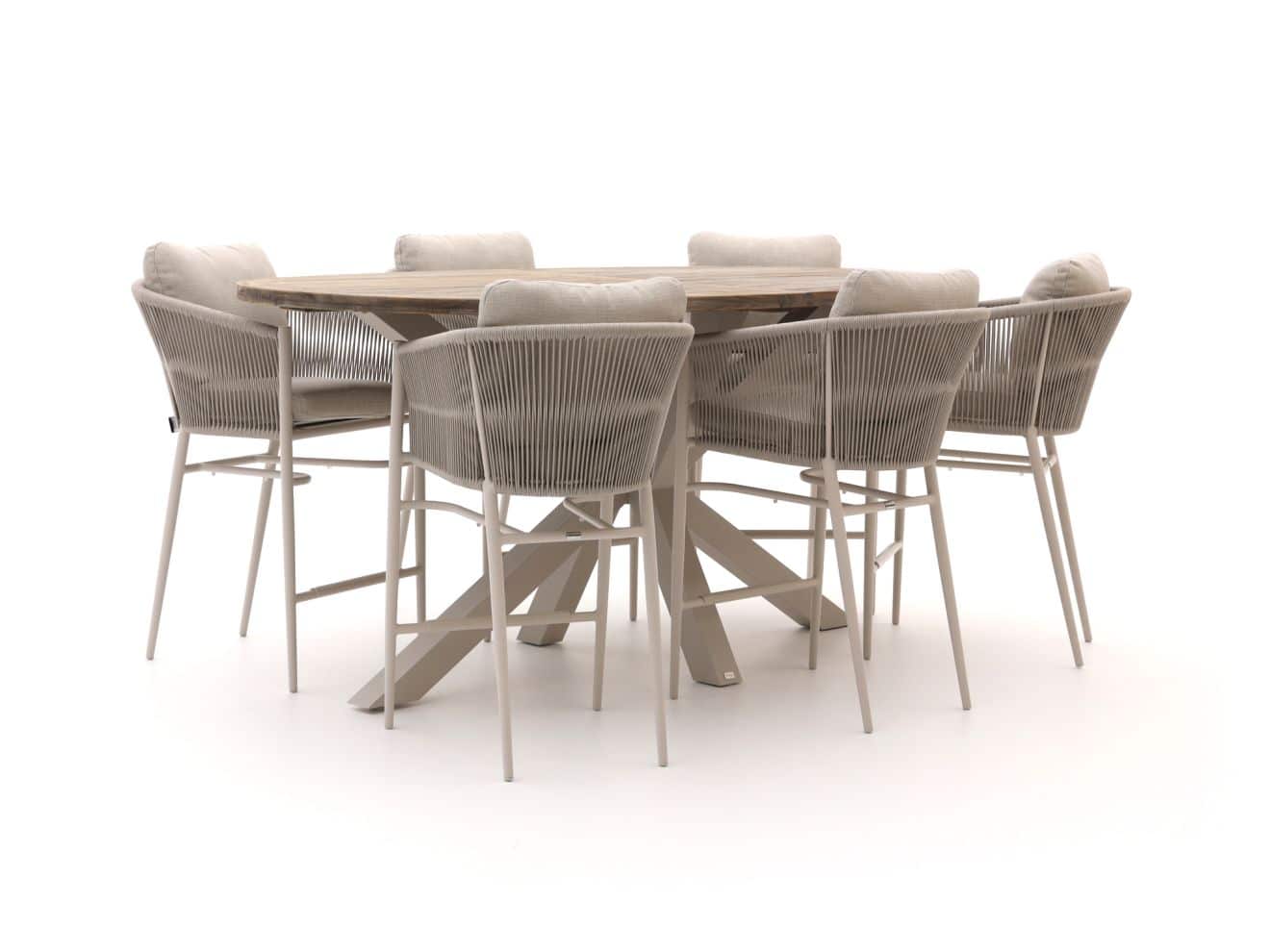 bellagio mineo/rough y ellips 240cm barset 7 delig laagste prijsgarantie!